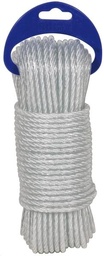 [R459307001844] CUERDA CABLEADA PE 4C PLASTIF 4mm/20MTL BLANCO