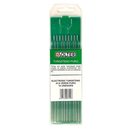 [SO06150] BLISTER 10 ELECTRODOS TUNGSTENO VERDE SOLTER 1,6