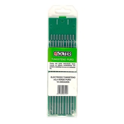 [SO06152] BLISTER 10 ELECTRODOS TUNGSTENO VERDE SOLTER 2,4