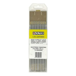 [SO06218] BLISTER 10 ELECTRODOS  TUNGSTENO ORO SOLTER 0621 3,2