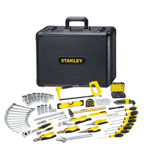 [STMT981091] KIT MANTENIMIENTO CON MALETÍN DE ALUMINIO STANLEY (142 PIEZAS)