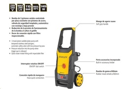 [STSXPW14E] HIDRO LIMPIADORA STANLEY 110 bar
