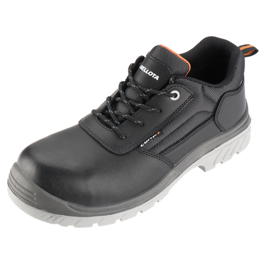 [BE72308NJS345] ZAPATO SEGURIDAD COMP+ PIEL NEGRA S3 45