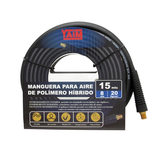 [YA050102] ROLLO MANGUERA RM 1/4 Int. 8 x 15 m