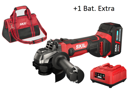 [SKIPROMOAMOLADORA] KIT AMOLADORA SKIL 3920 + 2 BATERÍAS