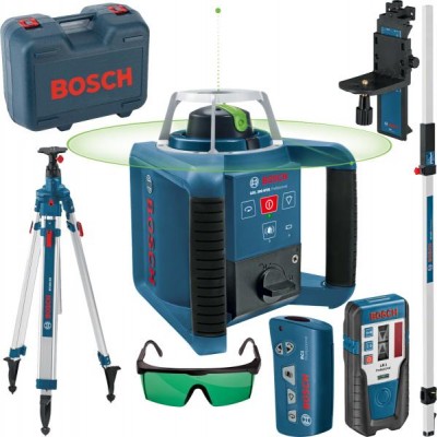 [BOGRL300HVG] NIVEL LASER GIRATORIO VERDE GRL 300 HVG + ACCESORIOS