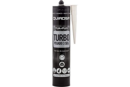 [QU52503329] FIJA + PLUS TURBO QUIADSA CARTUCHO BLANCO 290 ml