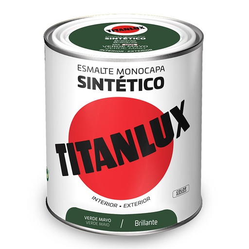 [TIT66Q33] BOTE PINTURA VERDE MAYO 750 ml