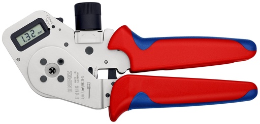 [NS-KN975263DG] CRIMPADORA DE 4 MANDRILES PARA TERMINALES GIRADOS KNIPEX 97 52 63 DG