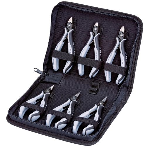[NS-KN002016PESD] ESTUCHE CON ALICATES DE ELECTRÓNICA KNIPEX 00 20 16 P ESD