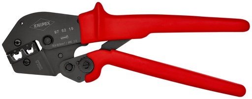 [NS-KN975219] KNIPEX 97 52 19 ALICATE PARA CRIMPAR TERMINALES TAMBIÉN PARA TRABAJAR A DOS MANOS CON FUNDAS DE PLÁSTICO ANTIDESLIZANTES BARNIZADOS 250 MM