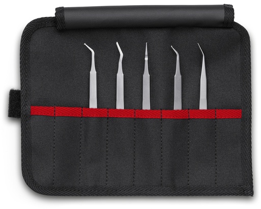 [NS-KN920003] KNIPEX 92 00 03 JUEGO DE PINZAS DE PRECISIÓN SMD 5 PIEZAS 90 MM