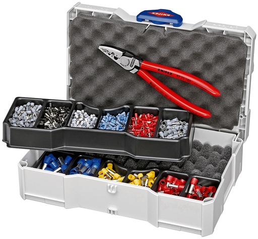 [NS-KN979006] KNIPEX 97 90 06 SURTIDO DE CRIMPADO PARA PUNTERAS HUECAS 265 MM