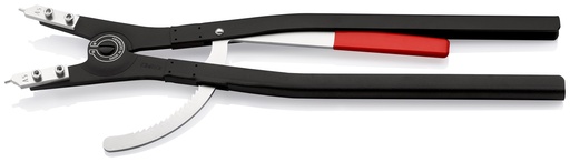 [NS-KN4610A5] KNIPEX 46 10 A5 ALICATE PARA ARANDELAS PARA ARANDELAS EXTERIORES DE EJES RECUBIERTO DE PINTURA PULVERIZADA, NEGRO 560 MM