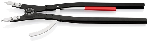 [NS-KN4610A6] KNIPEX 46 10 A6 ALICATE PARA ARANDELAS PARA ARANDELAS EXTERIORES DE EJES RECUBIERTO DE PINTURA PULVERIZADA, NEGRO 570 MM