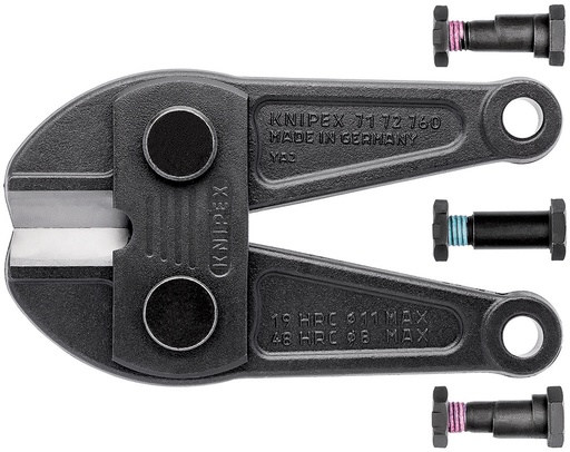 [NS-KN7179760] KNIPEX 71 79 760 CABEZAL DE CORTE DE RECAMBIO PARA 71 72 760 INCLUYE TORNILLOS