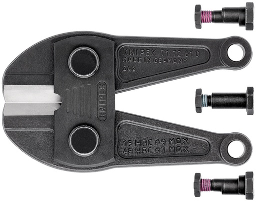 [NS-KN7179610] KNIPEX 71 79 610 CABEZAL DE CORTE DE RECAMBIO PARA 71 72 610 INCLUYE TORNILLOS
