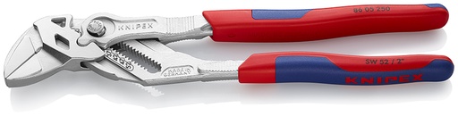 [NS-KN8605250] KNIPEX 86 05 250 TENAZA LLAVE ALICATE Y LLAVE EN UNA SOLA HERRAMIENTA CON MANGOS MULTICOMPONENTES CROMADO 250 MM