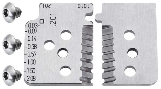 [NS-KN121902] KNIPEX 12 19 02 1 JUEGO DE CUCHILLAS DE RECAMBIO PARA 12 12 02