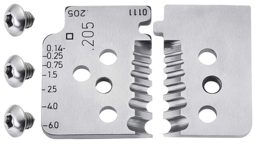 [NS-KN121906] KNIPEX 12 19 06 1 JUEGO DE CUCHILLAS DE RECAMBIO PARA 12 12 06