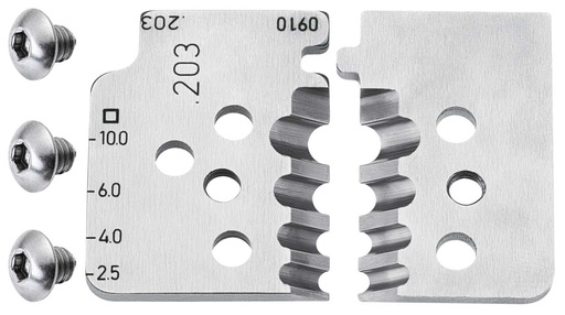 [NS-KN121910] KNIPEX 12 19 10 1 JUEGO DE CUCHILLAS DE RECAMBIO PARA 12 12 10