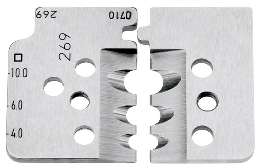 [NS-KN121912] KNIPEX 12 19 12 1 JUEGO DE CUCHILLAS DE RECAMBIO PARA 12 12 12