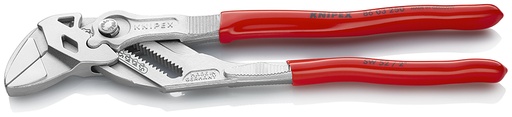 [NS-KN8603250SB] KNIPEX 86 03 250 SB TENAZA LLAVE ALICATE Y LLAVE EN UNA SOLA HERRAMIENTA RECUBIERTOS DE PLÁSTICO CROMADO 250 MM