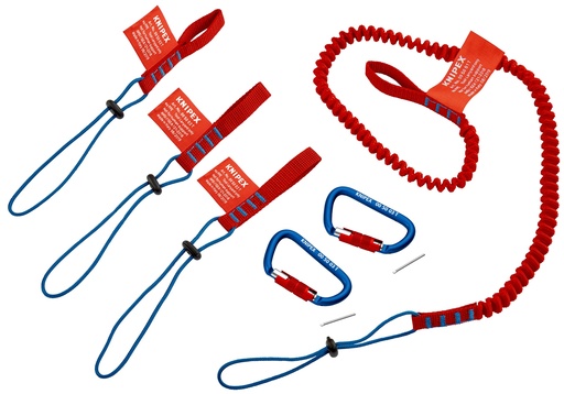 [NS-KN005004TBK] KNIPEX 00 50 04 T BK KIT DEL SISTEMA ANTICAÍDAS 1 X 00 50 01 T BK, 3 X 00 50 02 T BK, 2 X 00 50 03 T BK