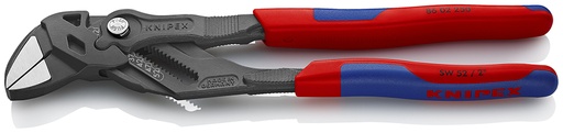 [NS-KN8602250] KNIPEX 86 02 250 TENAZAS LLAVE ALICATE Y LLAVE EN UNA SOLA HERRAMIENTA CON MANGOS MULTICOMPONENTES GRIS ATRAMENTADO 250 MM