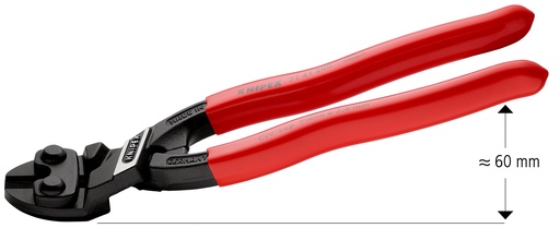 [NS-KN7141200] KNIPEX 71 41 200 COBOLT® CORTABULONES COMPACTO RECUBIERTOS DE PLÁSTICO NEGRO ATRAMENTADO 200 MM