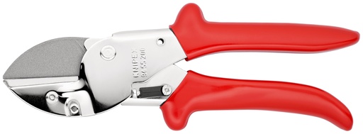 [NS-KN9455200] KNIPEX 94 55 200 TIJERAS YUNQUE CON FUNDAS DE PLÁSTICO CROMADO 200 MM