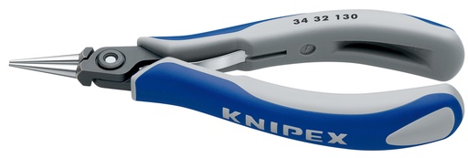 [NS-KN3432130] KNIPEX 34 32 130 ALICATE DE PRECISIÓN DE MONTAJE PARA ELECTRÓNICA CON MANGOS MULTICOMPONENTES BARNIZADOS 130 MM