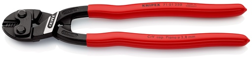 [NS-KN7101250SB] KNIPEX 71 01 250 SB COBOLT® XL CORTABULONES COMPACTO RECUBIERTOS DE PLÁSTICO NEGRO ATRAMENTADO 250 MM
