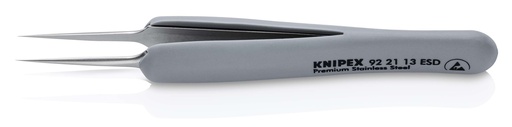 [NS-KN922113ESD] KNIPEX 92 21 13 ESD PINZA DE PRECISIÓN CON MANGOS ESD DE GOMA  112 MM