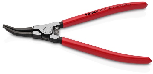[NS-KN4521200] KNIPEX 45 21 200 ALICATE PARA ARANDELAS ESPECIALES PARA ARANDELAS DE RETENCIÓN EN EJES RECUBIERTOS DE PLÁSTICO NEGRO ATRAMENTADO 220 MM
