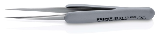 [NS-KN922112ESD] KNIPEX 92 21 12 ESD PINZA DE PRECISIÓN CON MANGOS ESD DE GOMA  112 MM