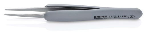 [NS-KN922111ESD] KNIPEX 92 21 11 ESD PINZA DE PRECISIÓN CON MANGOS ESD DE GOMA  123 MM