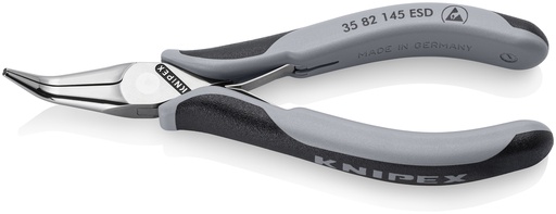 [NS-KN3582145ESD] KNIPEX 35 82 145 ESD ALICATE DE MONTAJE PARA ELECTRÓNICA ESD CON ARTICULACIÓN MACHIHEMBRADA CON MANGOS MULTICOMPONENTES PULIDO ESPEJO 145 MM