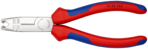 [NS-KN1345165] KNIPEX 13 45 165 PELACABLES MULTIFUNCIONAL CON MANGOS MULTICOMPONENTES CROMADO 165 MM