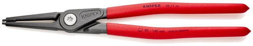[NS-KN4811J4SB] KNIPEX 48 11 J4 SB ALICATE DE PRECISIÓN PARA ARANDELAS PARA ARANDELAS INTERIORES EN TALADROS MANGOS PLASTICOS POR INMERSIÓN ANTIDESLIZANTES GRIS ATRAMENTADO 320 MM