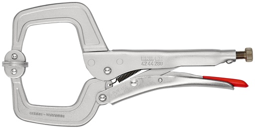 [NS-KN4244280] KNIPEX 42 44 280 MORDAZA GRIP PARA SOLDADURA GALVANIZADO 280 MM