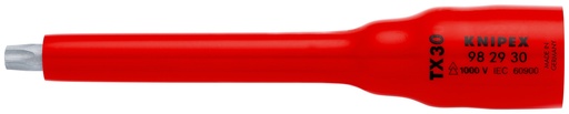 [NS-KN982930] KNIPEX 98 29 30 VASO (DOBLE HEXÁGONO) PARA TX30 123 MM