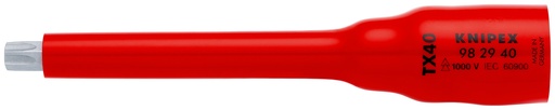 [NS-KN982940] KNIPEX 98 29 40 VASO (DOBLE HEXÁGONO) PARA TX40 123 MM