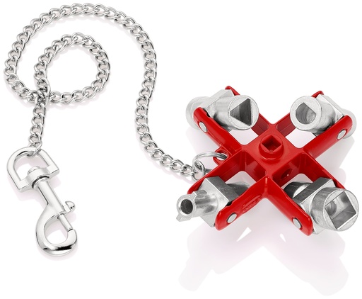 [NS-KN001106] KNIPEX 00 11 06 LLAVE UNIVERSAL PARA ARMARIOS Y SISTEMAS DE PASO ESTÁNDAR 96 MM