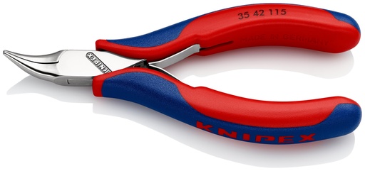 [NS-KN3542115SB] KNIPEX 35 42 115 SB ALICATE DE MONTAJE PARA ELECTRÓNICA CON ARTICULACIÓN MACHIHEMBRADA CON MANGOS MULTICOMPONENTES 115 MM