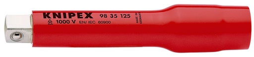 [NS-KN9835125] KNIPEX 98 35 125 ALARGADERA CON CUADRADILLO INTERNO / EXTERNO 3/8" 125 MM