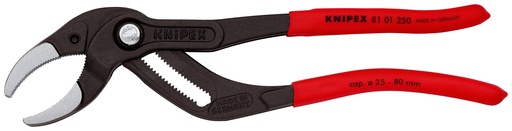[NS-KN8101250SB] KNIPEX 81 01 250 SB TENAZA PARA TUBERÍAS Y RACORES MANGOS PLASTICOS POR INMERSIÓN ANTIDESLIZANTES NEGRO ATRAMENTADO 250 MM