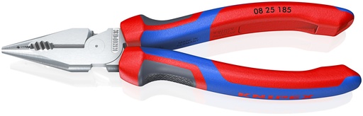 [NS-KN0825185] KNIPEX 08 25 185 ALICATE UNIVERSAL EN PUNTA CON MANGOS CONFORT CROMADO 192 MM