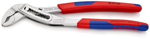 [NS-KN8805250] KNIPEX 88 05 250 ALLIGATOR® TENAZA DE AGARRE CON FUNDAS ESBELTAS EN DOS COMPONENTES CROMADO 250 MM