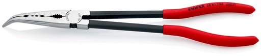 [NS-KN2881280] KNIPEX 28 81 280 ALICATE DE MONTAJE DE BOCAS LARGAS CON PERFILES TRANSVERSALES RECUBIERTOS DE PLÁSTICO NEGRO ATRAMENTADO 280 MM
